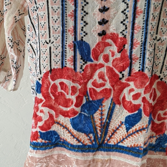 Moulinette Seours velvet poppy top - Picture 3 of 6